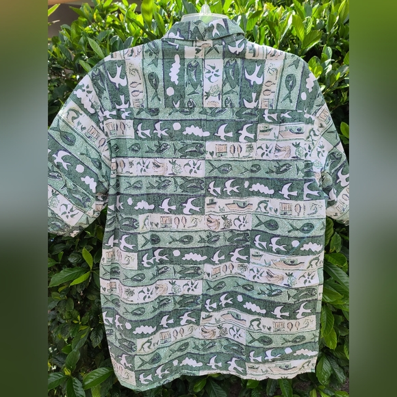 Kalaha Avi Kiriaty Button Down Aloha Shirt - Picture 2 of 4